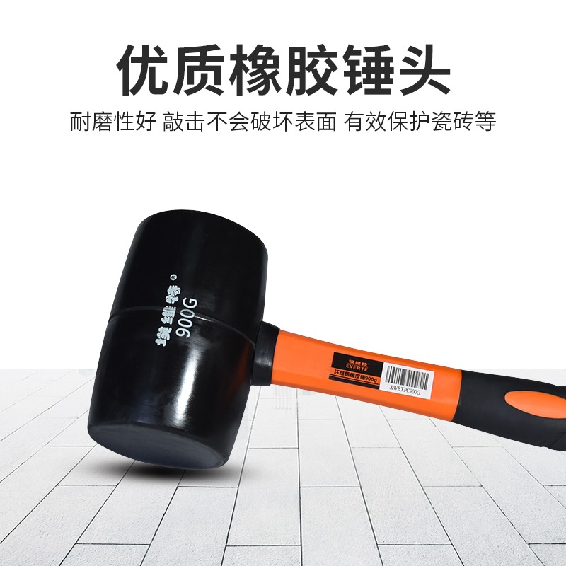 橡膠錘子橡皮錘膠皮安裝錘貼瓷磚裝修敲打工具皮榔頭安裝地板-細節圖4