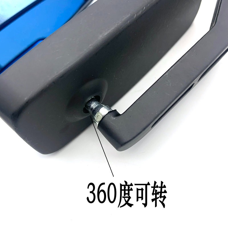 電動車/摩托車改裝碳纖後視鏡 機怪太子 小龜 小牛電摩黑色反光鏡-細節圖2