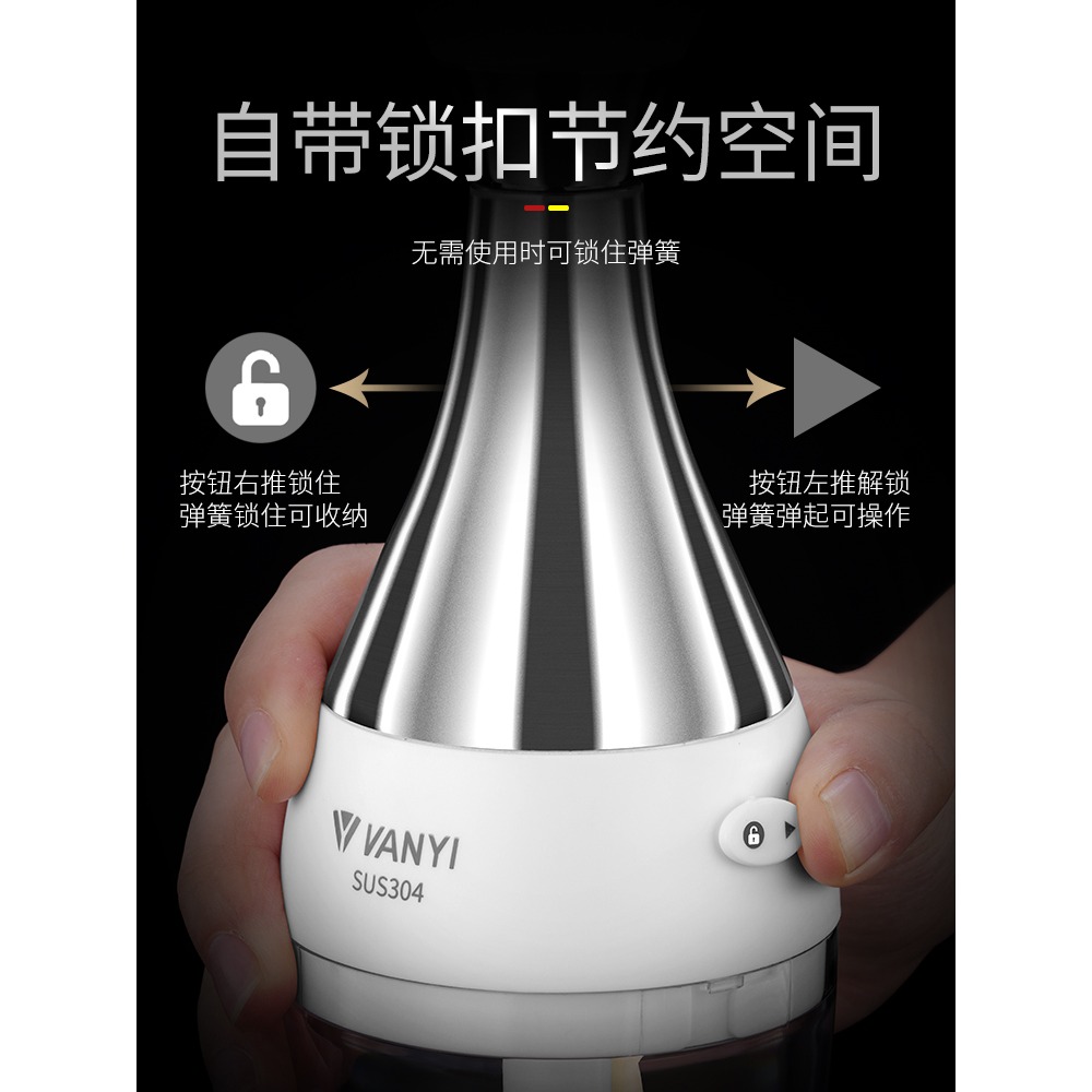 德國蒜泥器手動壓蒜器搗蒜泥神器打蒜蓉大蒜攪碎機切絞拉蒜末家用-細節圖4