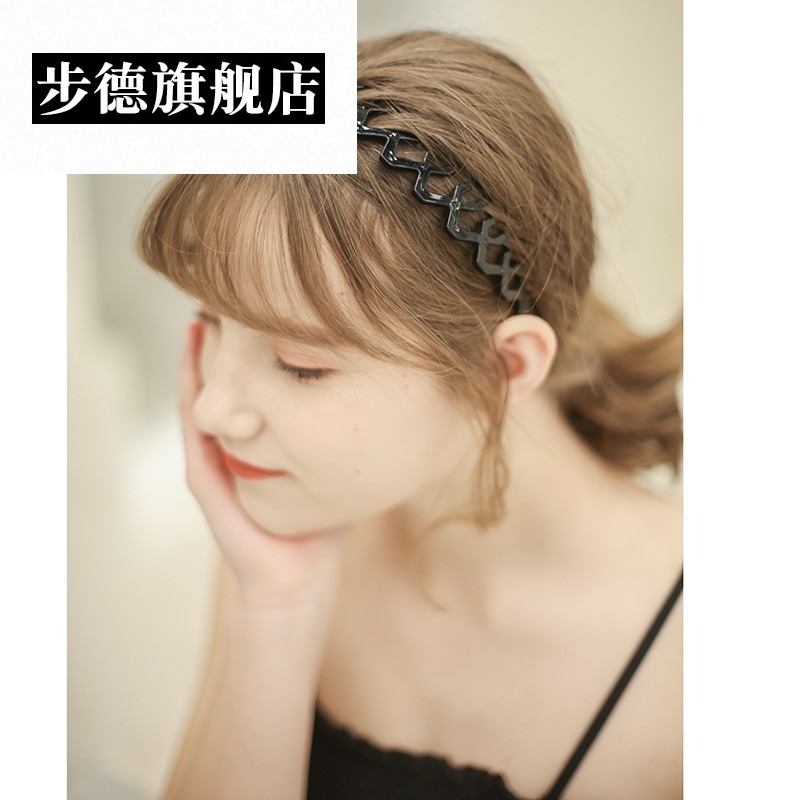 男士發箍男洗臉專用寬邊發帶頭箍簡約發卡壓發捆夾用女網紅防滑潮-細節圖2