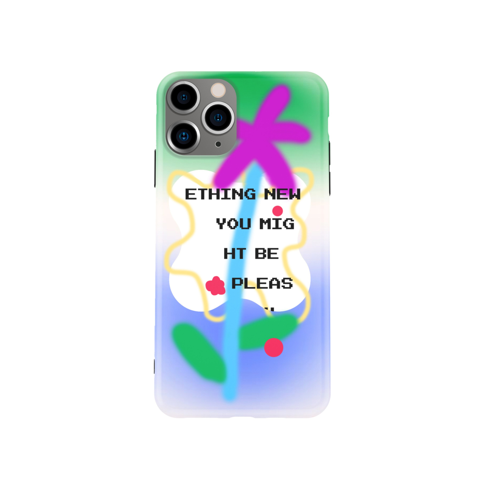 mylittlebubble原創可愛藝術花朵iPhone12蘋果11promax軟殼韓國-細節圖5