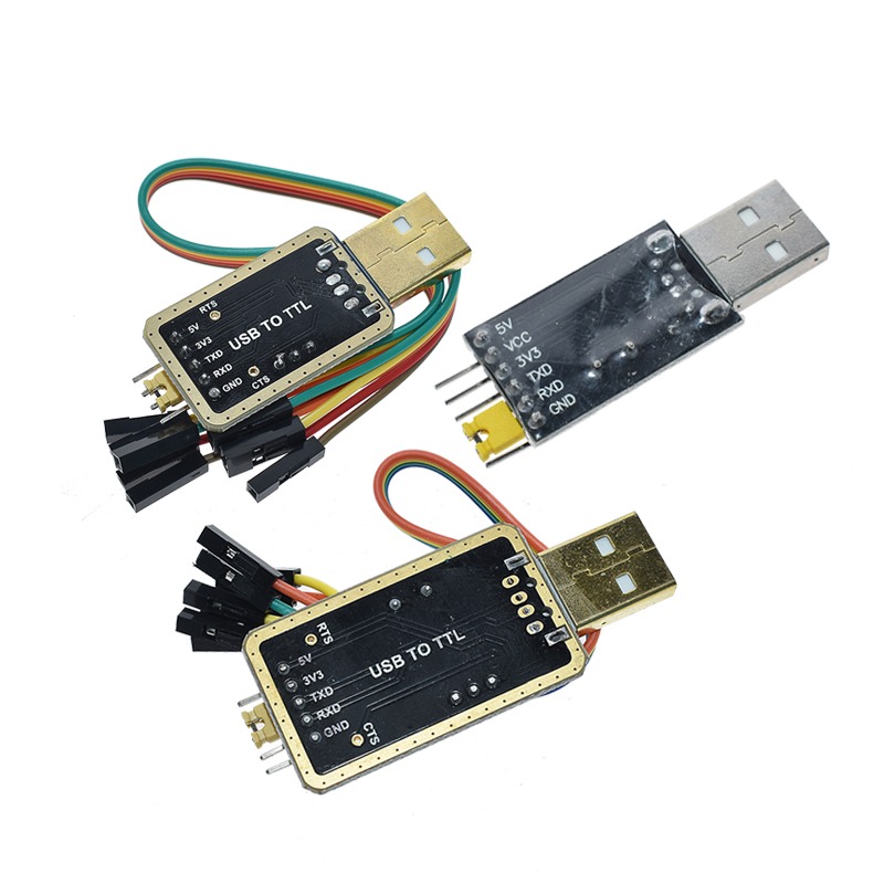 CH340G代替PL2303 USB轉TTL 轉串口 中九升級小板 刷機線 STC下載-細節圖5