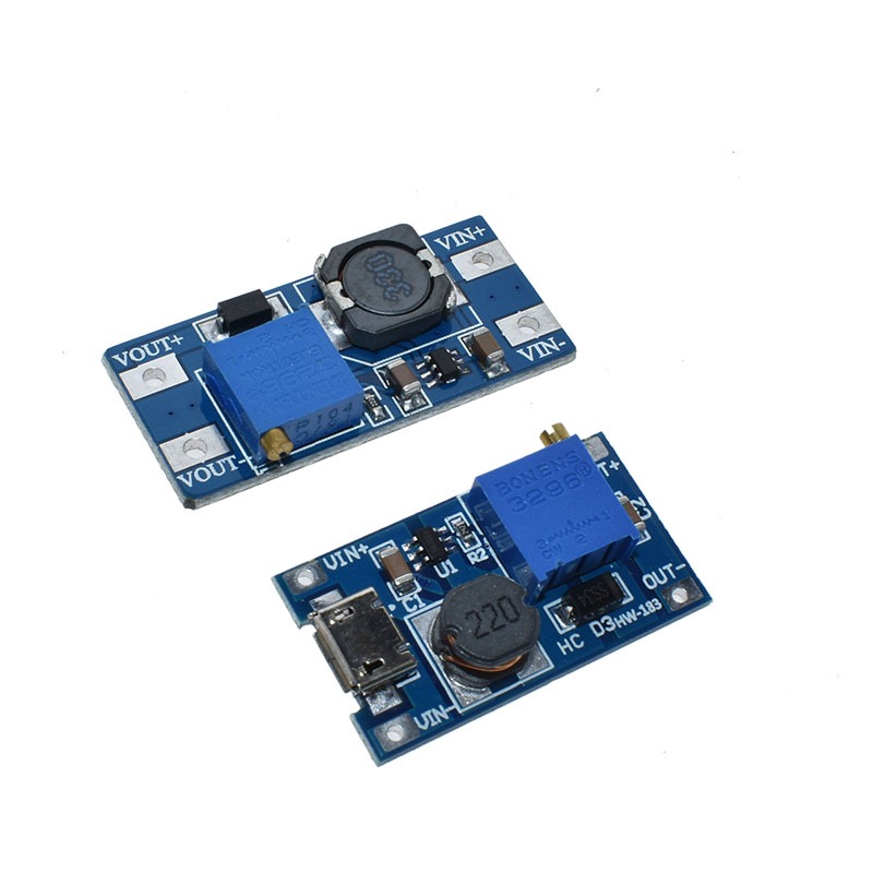MT3608 DC-DC升壓模塊2A升壓板輸入電壓2-24V升5/9/12/-28V可調-細節圖4