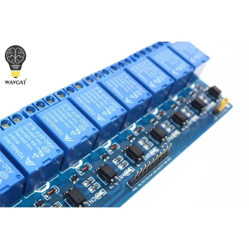 8路繼電器模塊 5V 帶光耦隔離支持AVR/51/PIC 單片機 PLC繼電器-細節圖3