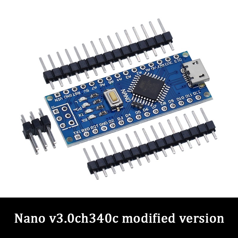 最新版 nano V3.0 ATMEGA328P改進版開發板工程項目USB線-細節圖10