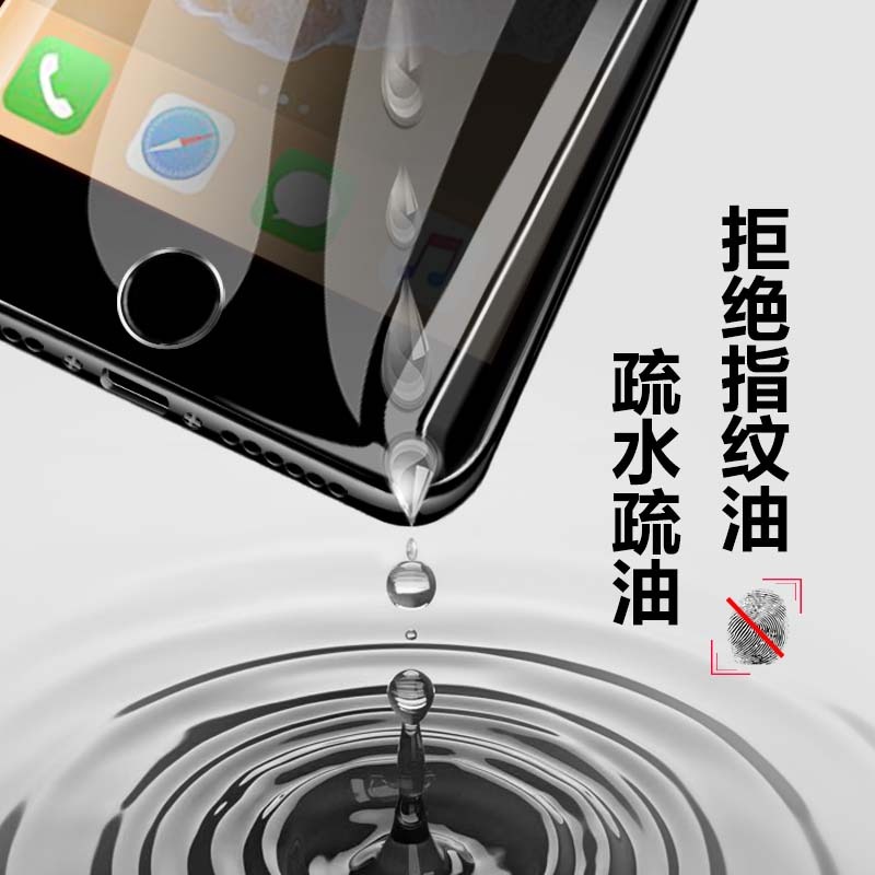 蘋果11鋼化膜iPhoneX防窺6/7/8plus屏幕偷竊xr全屏覆蓋ix防窺視透-細節圖3