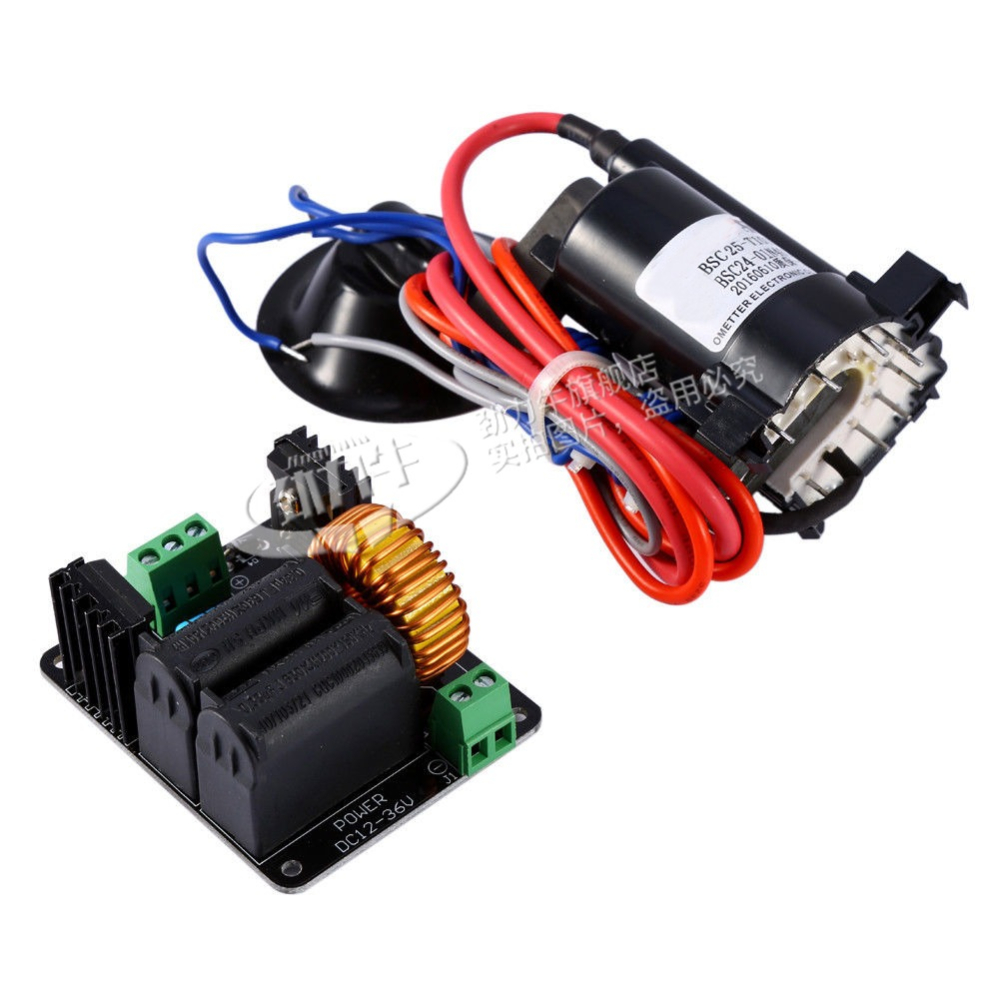高壓ZVS特斯拉線圈驅動板+點火線圈 雅各布天梯加熱器DC12-36V24V-細節圖5