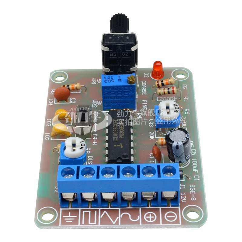ICL8038函數信號發生器成品正弦/三角/方波形電子製作實訓diy散件-細節圖3