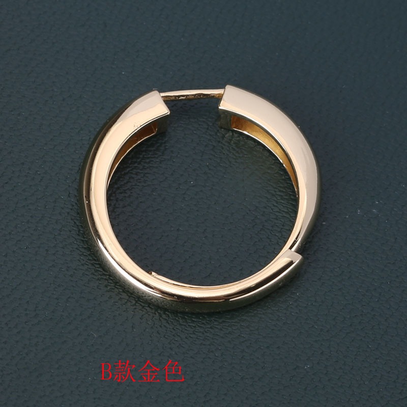 DIY珍珠配件S925純銀K金工藝精工豪華戒指託指環調節戒託空託飾品-細節圖2