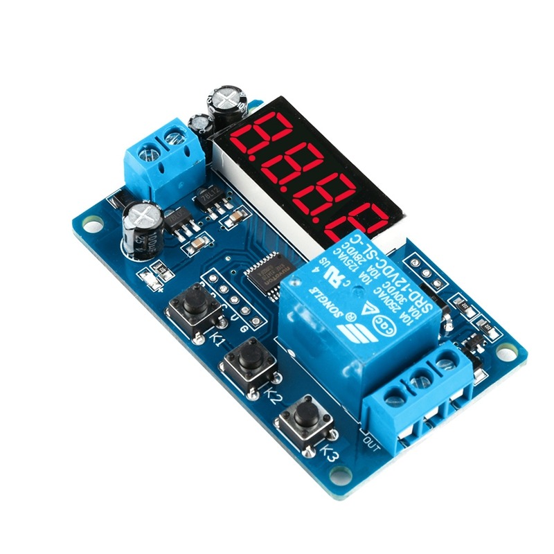 12V24V延時繼電器模塊導通斷電定時無限循環時間通電計時斷電記憶-細節圖5