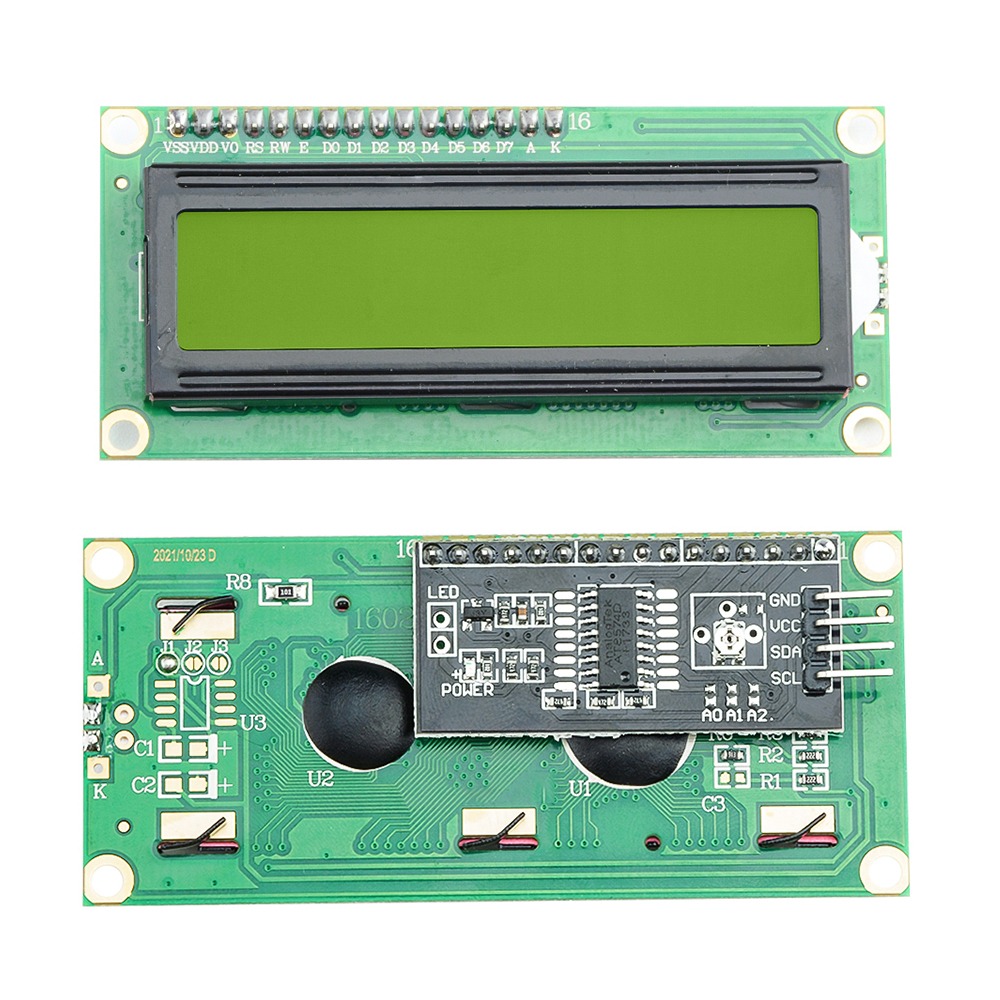 LCD1602液晶屏模塊帶轉接板 IIC/I2C 高分辨率 高清液晶顯示板5V-細節圖4