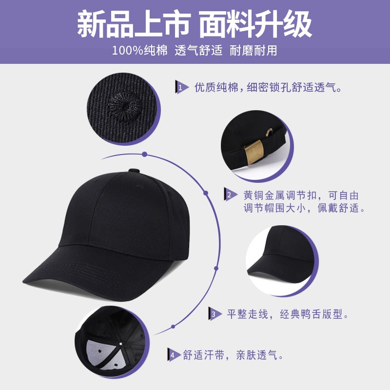 葡萄牙隊足球太陽鴨舌運動棒球球迷帽子定製廣告旅遊釣魚帽印字-細節圖2