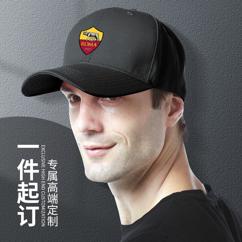 羅馬足球托蒂球迷服休閑帽子男女冬季鴨舌棒球帽休閑運動球星帽子-細節圖2
