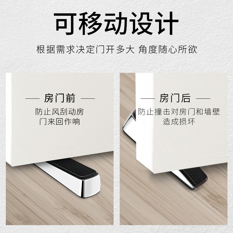 門頂防撞阻門器 女生獨居防盜器家用報警門擋器 門塞門擋堵門神器-細節圖4