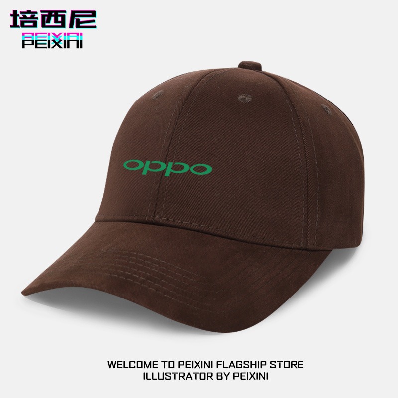 OPPO工裝工作服手機店工裝帽子棒球帽男女鴨舌帽遮陽帽戶外防曬帽-細節圖3