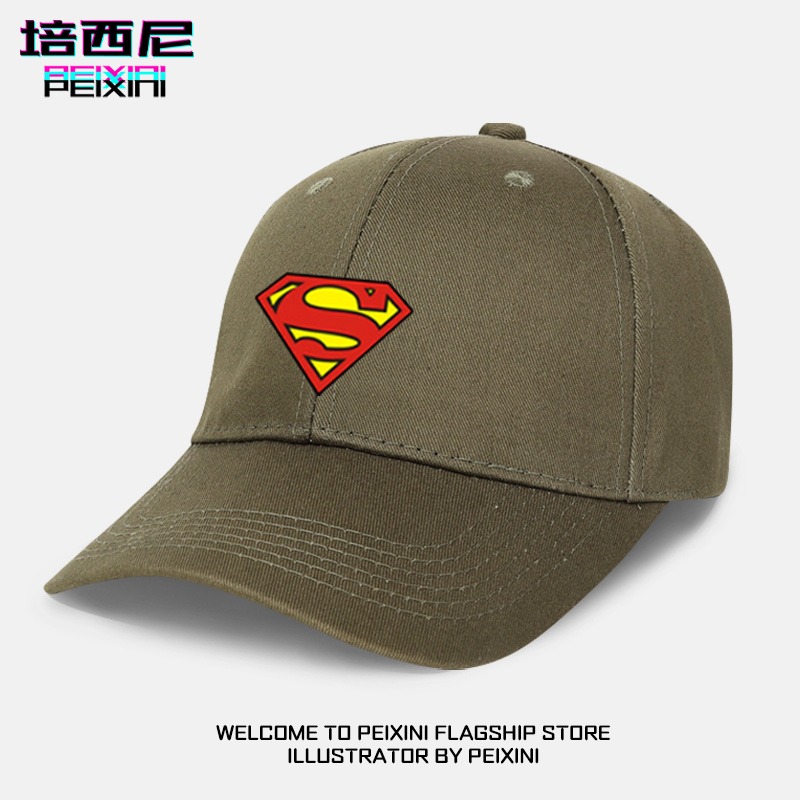 DC超人蝙蝠俠閃電俠神奇女俠標志卡通電影周邊正義聯盟棒球帽鴨舌-細節圖2
