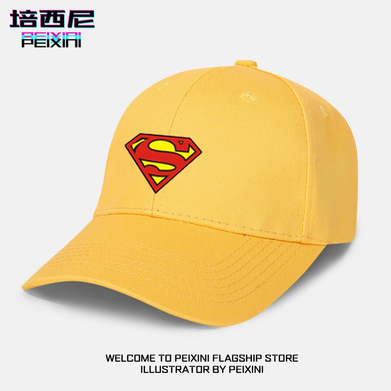DC超人蝙蝠俠閃電俠神奇女俠標志卡通電影周邊正義聯盟棒球帽鴨舌-細節圖3