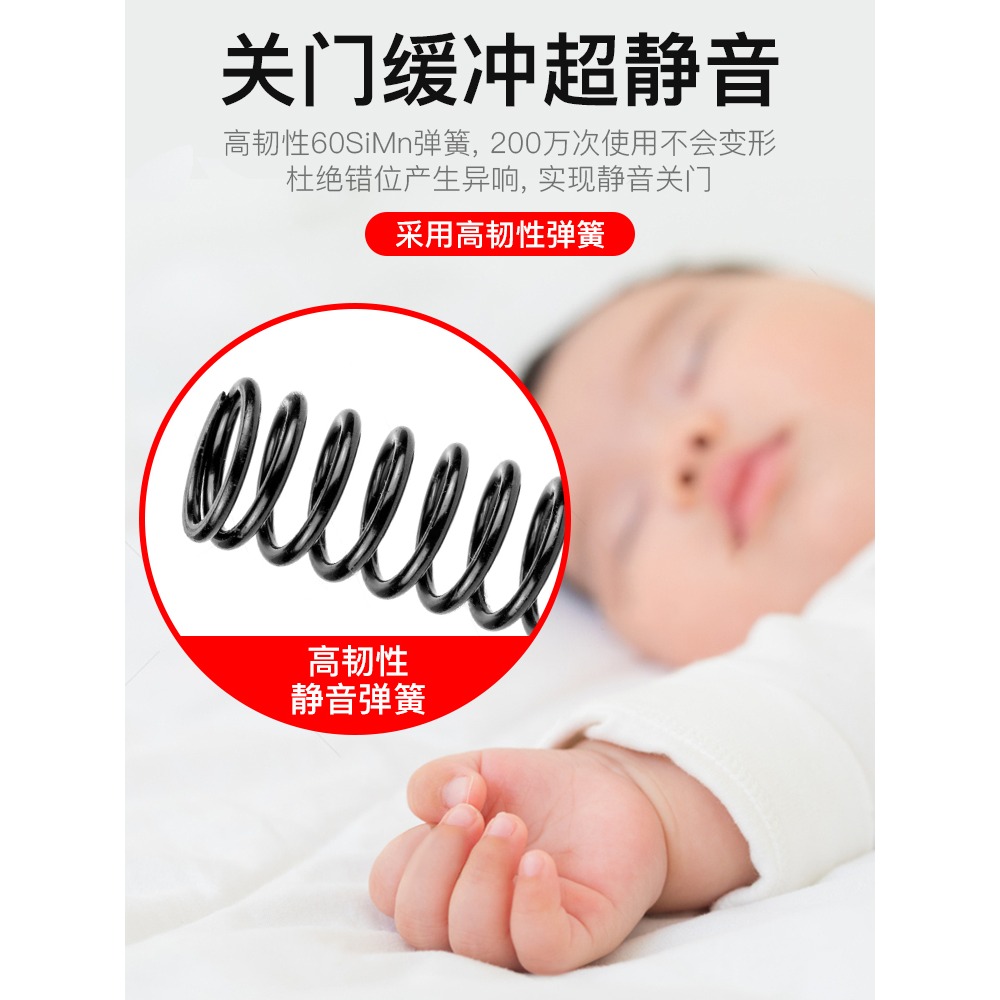 閉門器液壓緩沖家用推拉門消防門彈簧定位防火門商用自動關門神器-細節圖3