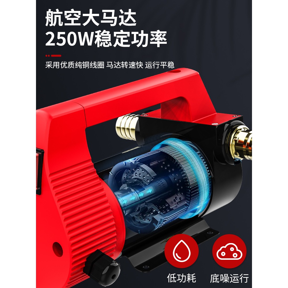 電動抽油泵直流泵12v24v柴油泵正反轉自吸泵220v加油神器抽油機-細節圖2