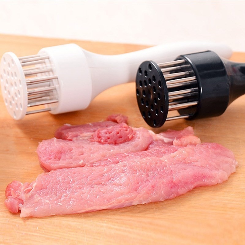 不銹鋼扎雞腿雞翅扎肉器松肉針敲肉錘廚房牛排燒烤烤肉入味扎肉針-細節圖3