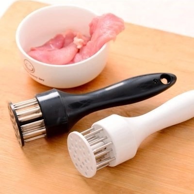 不銹鋼扎雞腿雞翅扎肉器松肉針敲肉錘廚房牛排燒烤烤肉入味扎肉針-細節圖5
