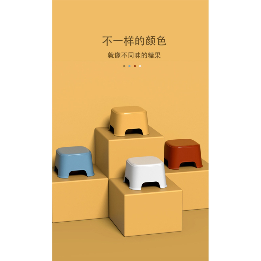小凳子家用矮凳塑料結實板凳兒童坐凳網紅輕奢簡約客廳浴室洗澡凳-細節圖6