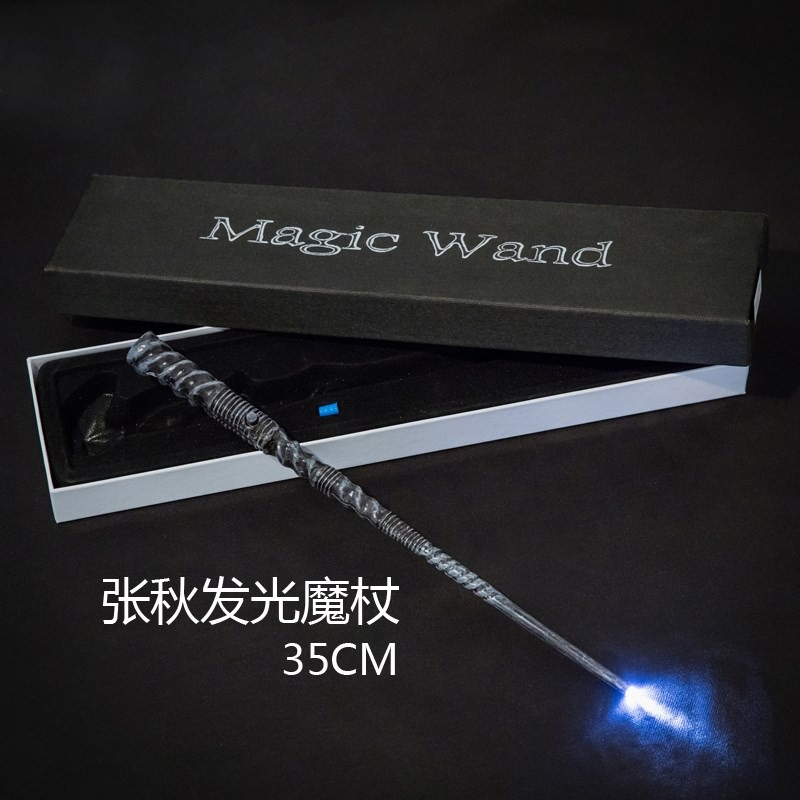 哈利波特魔杖周邊可施咒正版魔法棒發光感應權杖木質環球影城互動-細節圖6