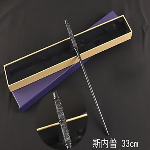 哈利波特魔杖周邊可施咒正版魔法棒發光感應權杖木質環球影城互動-細節圖10
