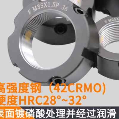 YCF型牙腹精密鎖緊螺母SWT絲桿鎖定螺帽M12203548607015P-細節圖3