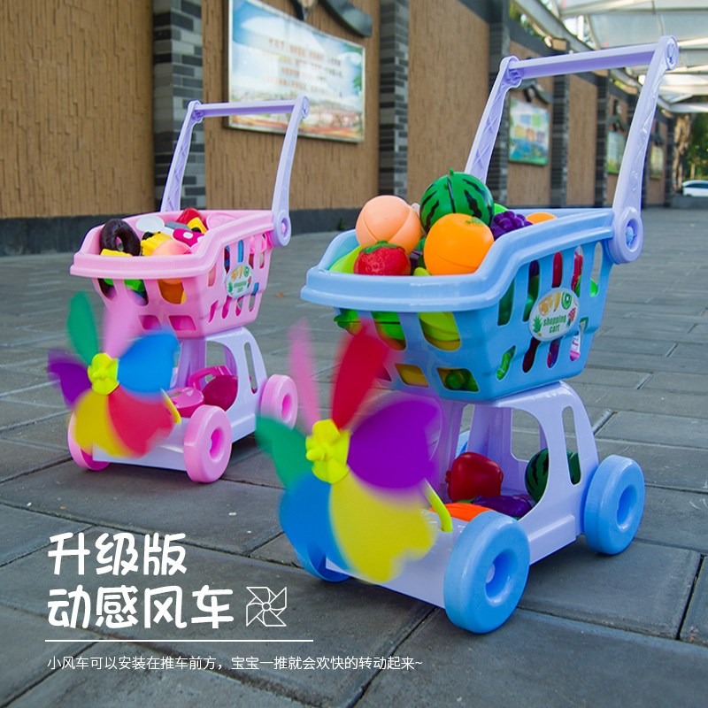 嬰兒寶寶購物車小推車網紅過家家兒童購物車玩具小手推車女孩-細節圖2