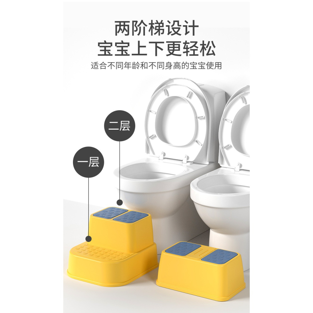 兒童墊腳凳寶寶洗手臺階洗漱臺洗臉腳踩凳防滑腳踏凳小凳子馬桶凳-細節圖4