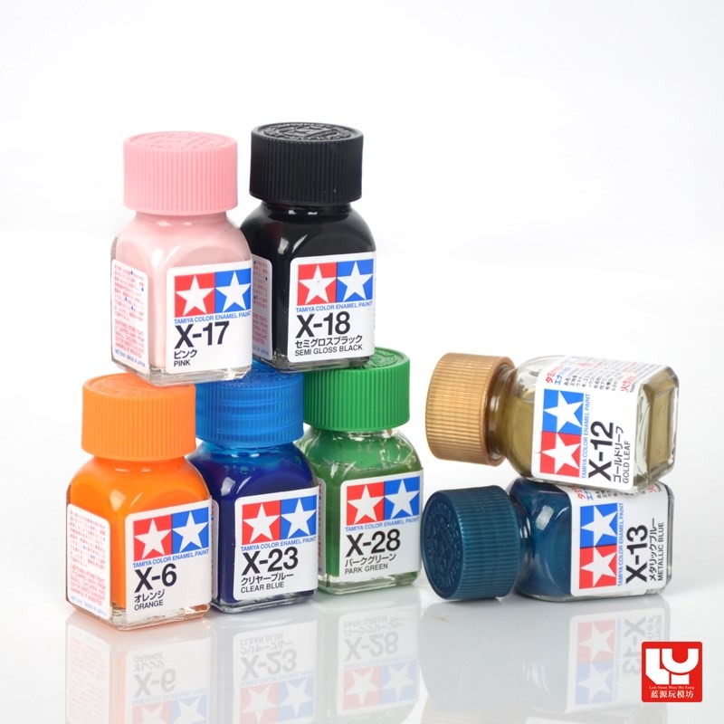 X1-X24油性琺瑯漆光澤油漆高達模型製作工具輔料噴漆滲線10ml-細節圖5