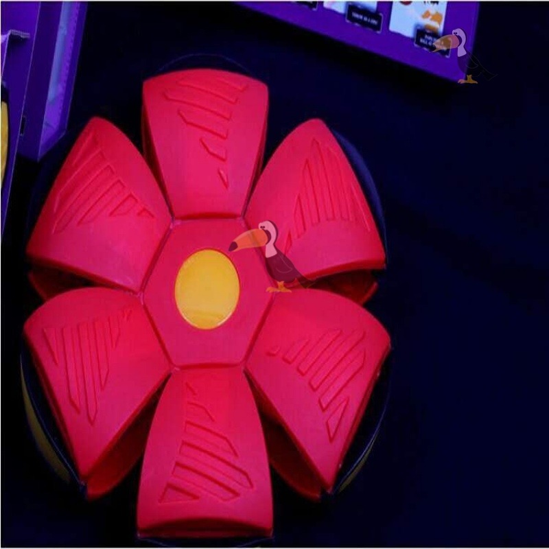 勾勾手抖音戶外飛行神器彈跳球魔幻UFO飛碟球變形球腳踩扁球飛盤-細節圖3