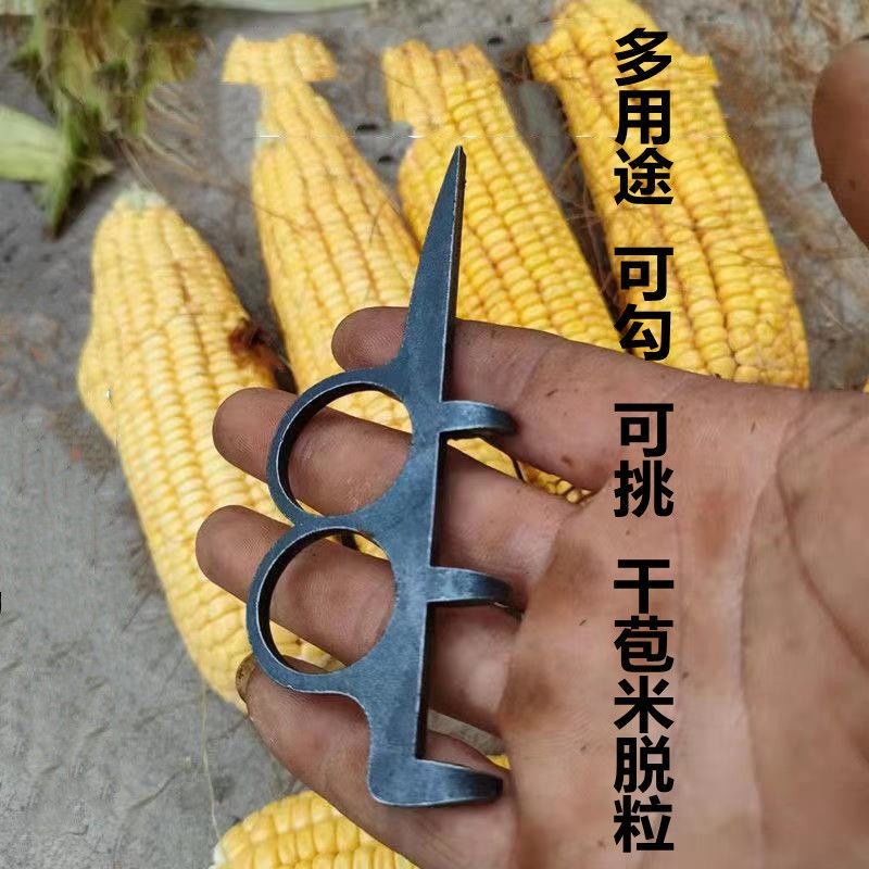 扒苞米玉米皮一把抓扒棒子工具小神器新款剝玉米簽字子脫粒苞谷葉-細節圖2