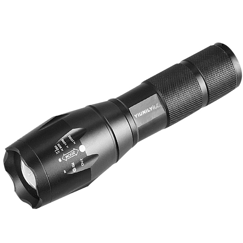 超亮e7強光手電筒led氙氣L2可充電T6戶外小遠射燈多功能迷你便攜-細節圖5
