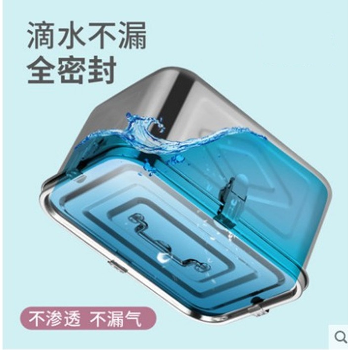 蒂洛克 304不銹鋼方型盒儲物罐 密封箱 韓式泡菜桶-細節圖3