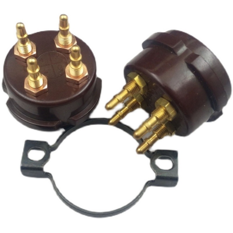美國特氟龍CMC電木489四八九腳 6080/6AS7/845/KT88/6922電子管座-細節圖5