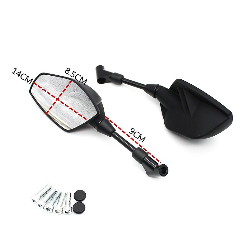電動車小牛後視鏡 U+/N1S/U1c九號C80E125/B80電摩通用鯊魚反光鏡-細節圖2