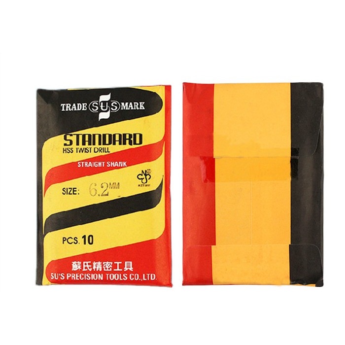 臺灣SUS蘇氏鉆頭 直柄麻花鉆頭 HSS 不銹鋼專用直鉆0.8-13mm-細節圖3