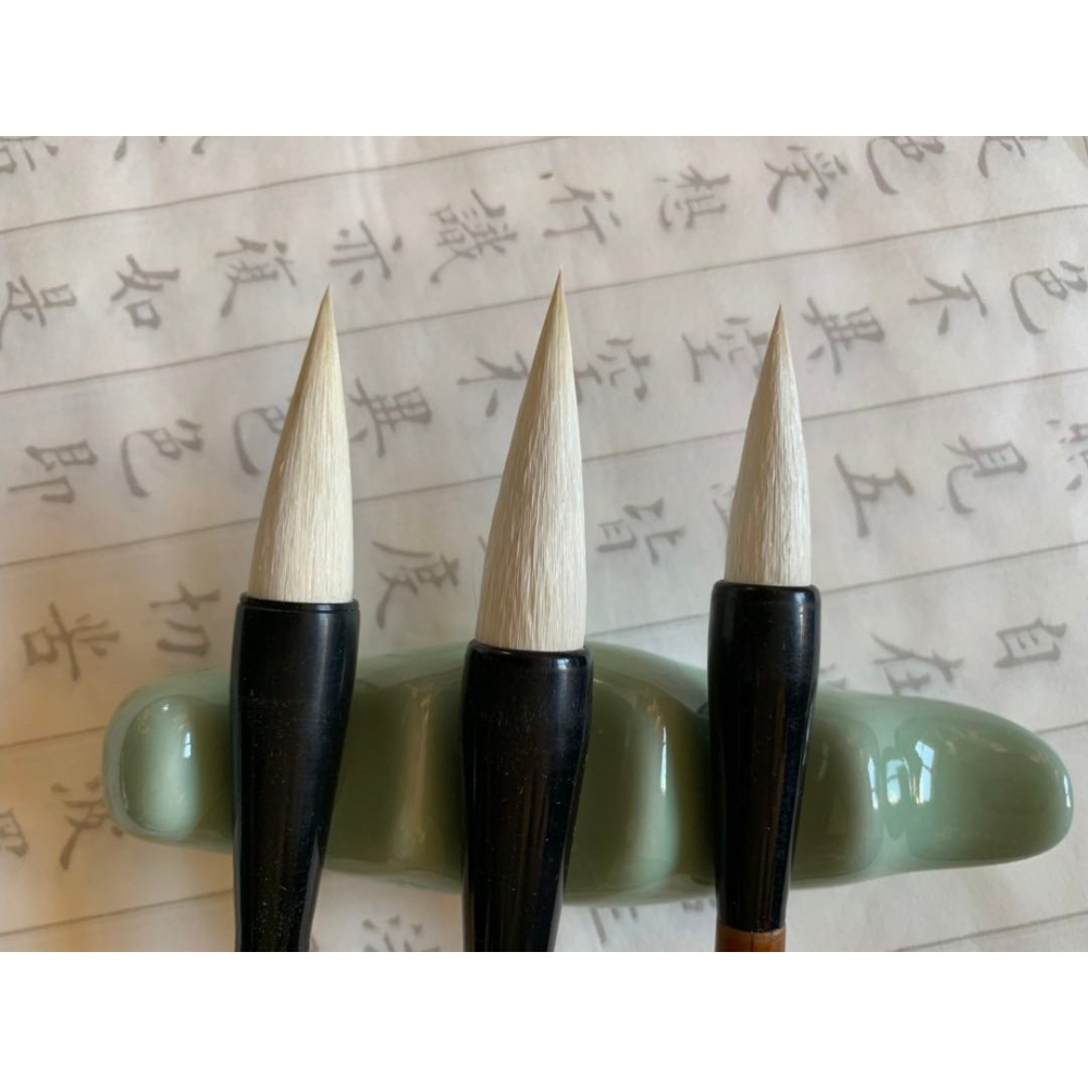 羊兼毫鬥筆蒜頭細嫩光鋒2號冰清玉潔出鋒4.3釐米隸書花鳥畫渲染毛-細節圖4