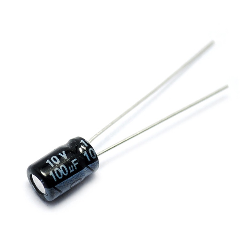 Risym 優質 電解電容10V/100uF 10V 100UF 鋁電解 體積5*7 50只-細節圖2