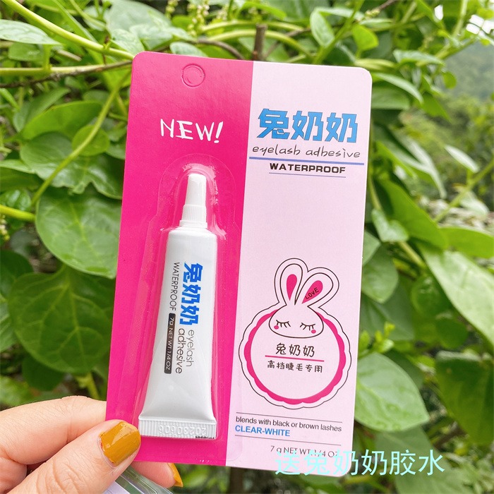 兔奶奶S08小惡魔假睫毛漫畫眼非單簇嫁接感自然長稀疏磨尖透明梗-細節圖4