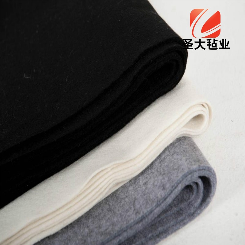 書畫毛氈墊國畫專用毛毯毛筆書法桌布加厚黑白灰大毛氈純羊毛毛氈-細節圖3