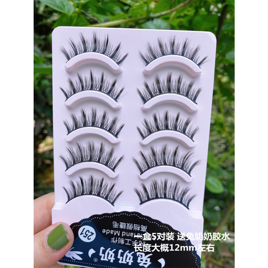 兔奶奶251#漫畫眼簇狀眼睫毛假睫毛存在感太陽花芭比誇張加密款-細節圖4