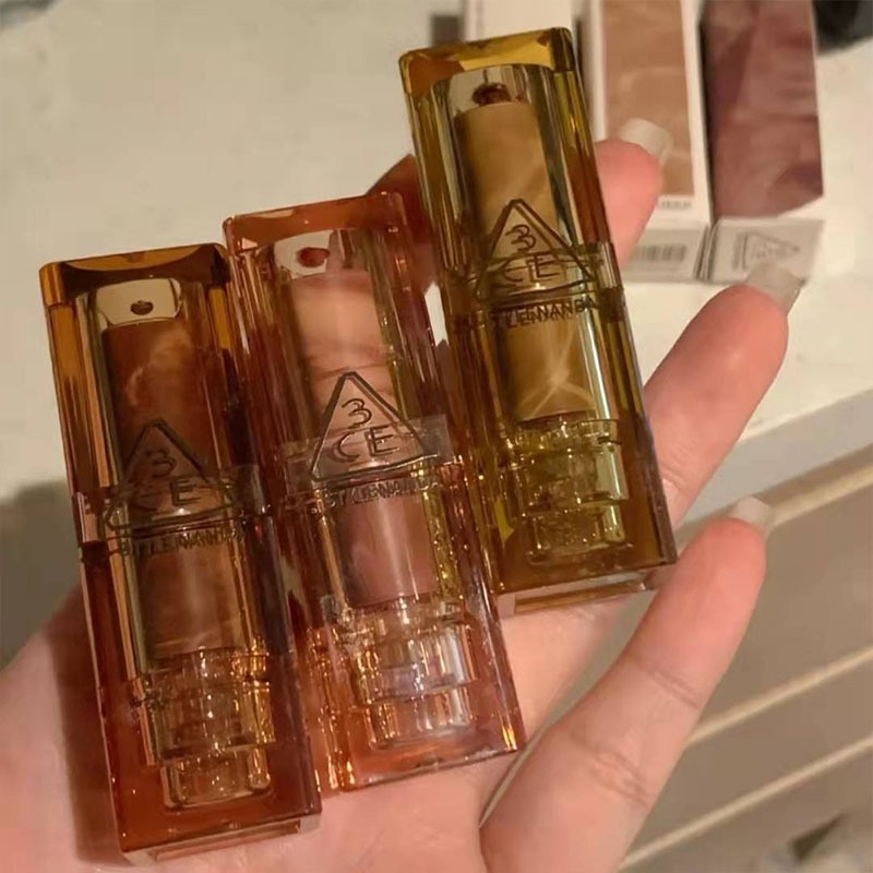 現貨！3ce口紅脣釉透明冰塊亞克力啞光hazyrose水波紋琥珀暮色新-細節圖3