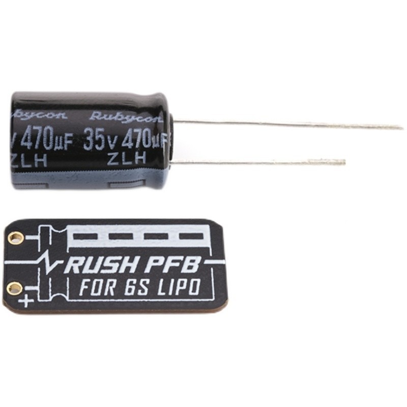 PFB LITE FPV 穿越機電壓尖峯抑制器電調濾波板470μf紅寶石電容-細節圖4