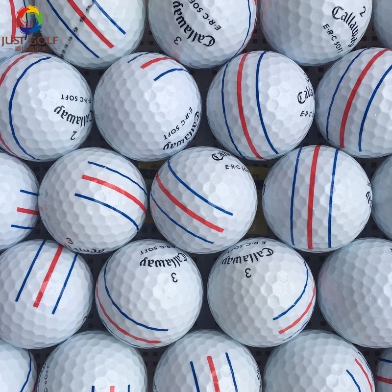 卡拉威Callaway Chrome Soft/ERC三線足球款三四五層高爾夫二手球-細節圖3