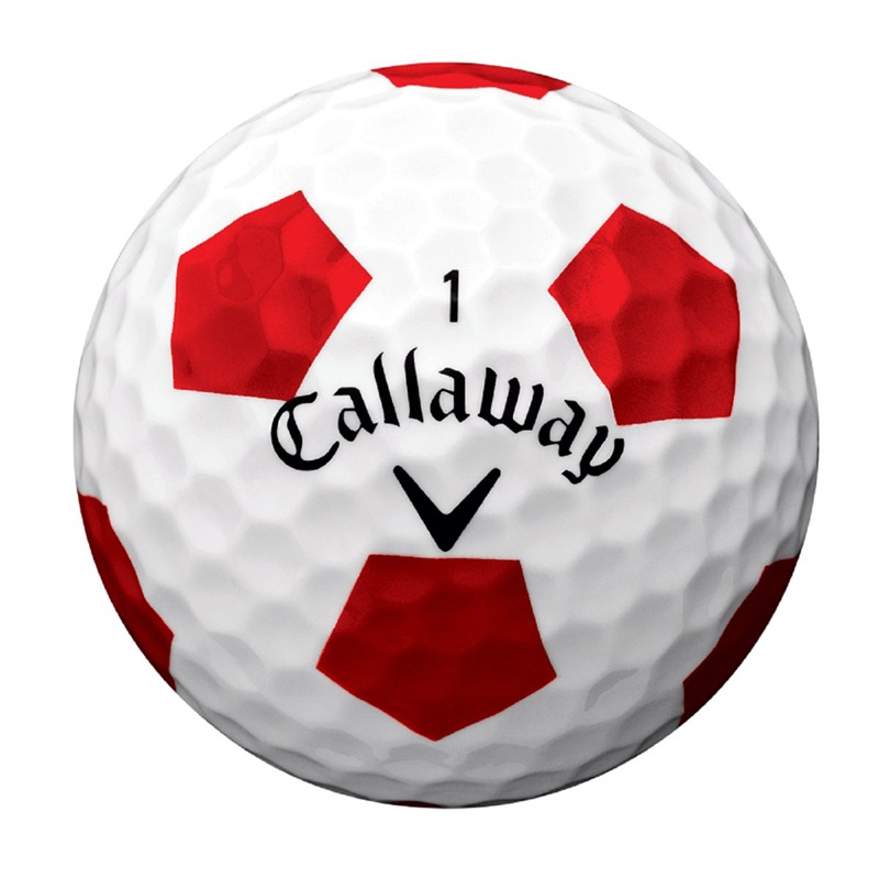 卡拉威Callaway Chrome Soft/ERC三線足球款三四五層高爾夫二手球-細節圖5