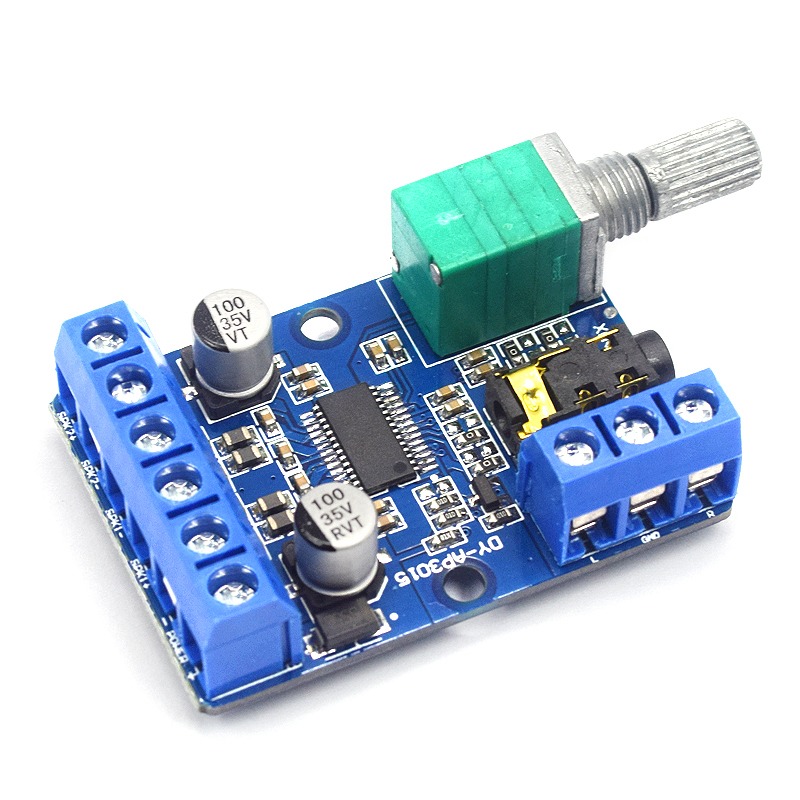 30Wx2大功率立體聲數字功放板12V/24V供電DIY功放模塊 AP3015 小音箱製作電路板配件音頻功放模塊-細節圖2