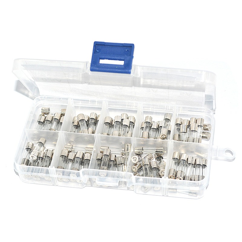玻璃保險絲 保險管 熔斷器包盒 5*20mm 0.5A-10A 30A 250V 10種-細節圖2